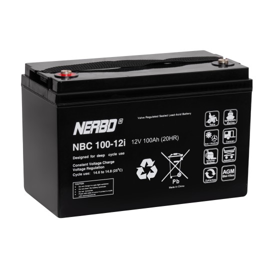 AKUMULATOR AGM NERBO NBC 100-12i