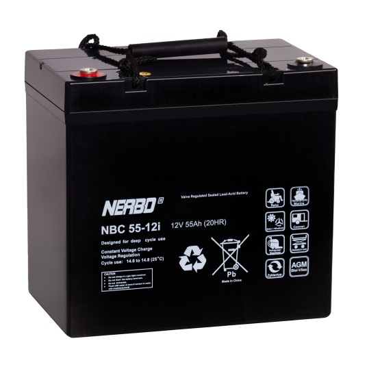 AKUMULATOR AGM NERBO NBC 55-12i