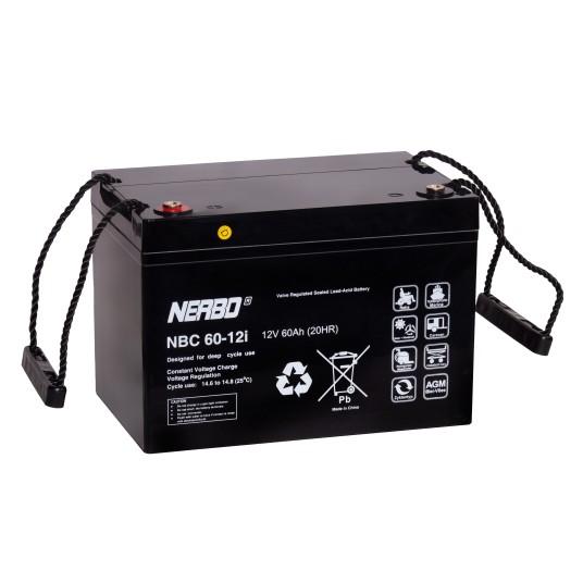 AKUMULATOR AGM NERBO NBC 60-12i