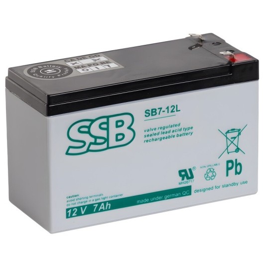 AKUMULATOR AGM SSB SB 7-12L