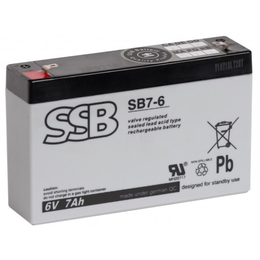 AKUMULATOR AGM SSB SB 7-6