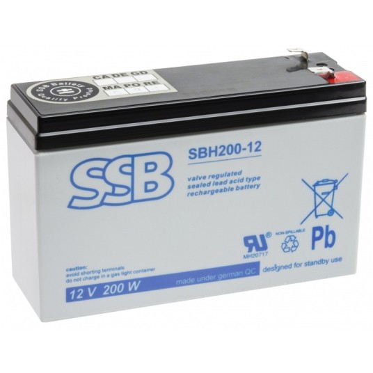 AKUMULATOR AGM SSB SBH 200-12