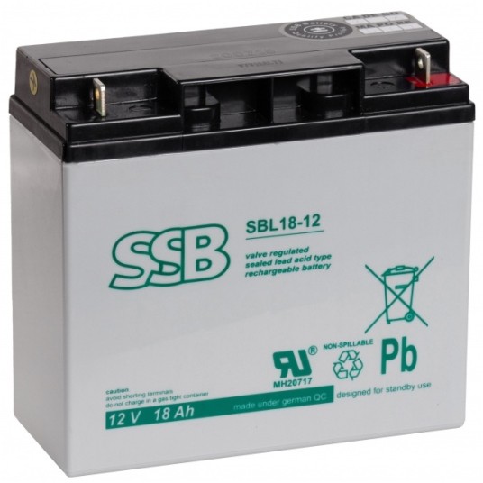 AKUMULATOR AGM SSB SBL 18-12