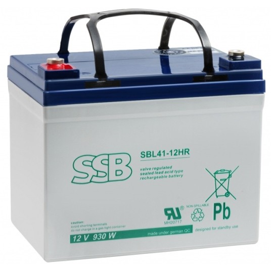 AKUMULATOR AGM SSB SBL 41-12HR 12V 33Ah