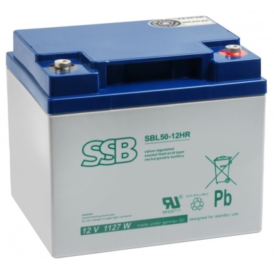 AKUMULATOR AGM SSB SBL 50-12HR 12V 40Ah