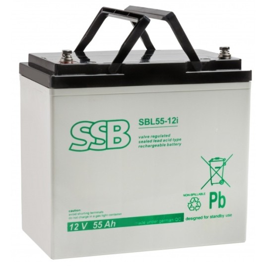 AKUMULATOR AGM SSB SBL 55-12i