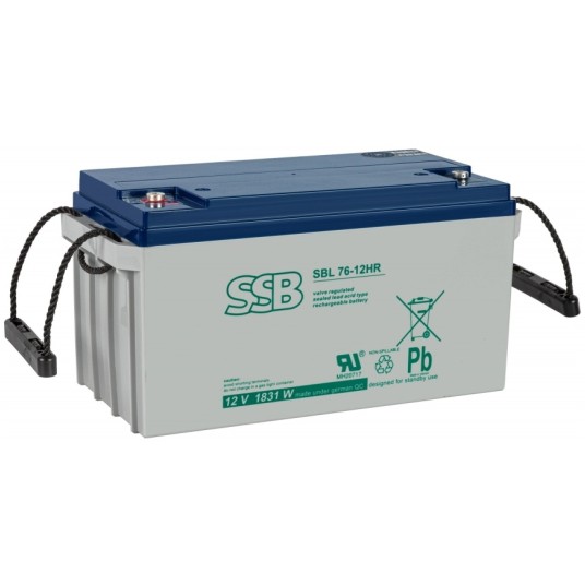 AKUMULATOR AGM SSB SBL 76-12HR 12V 65AH