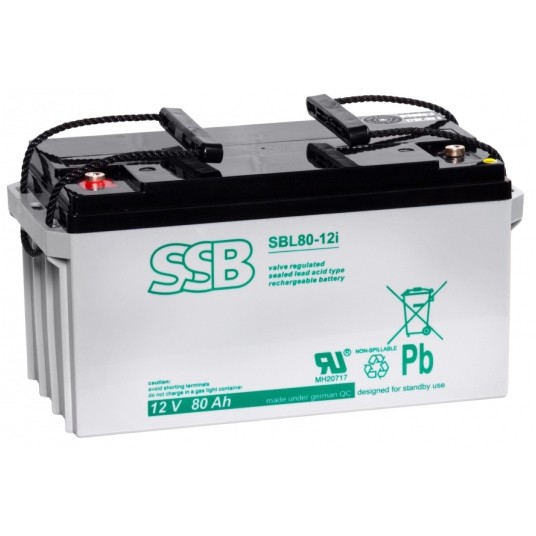AKUMULATOR AGM SSB SBL 80-12i