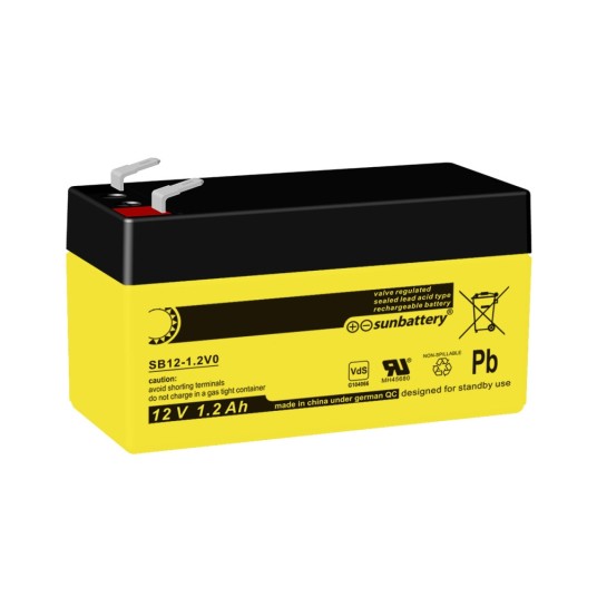 AKUMULATOR AGM SUN BATTERY SB 12-1,2V0 (VdS)