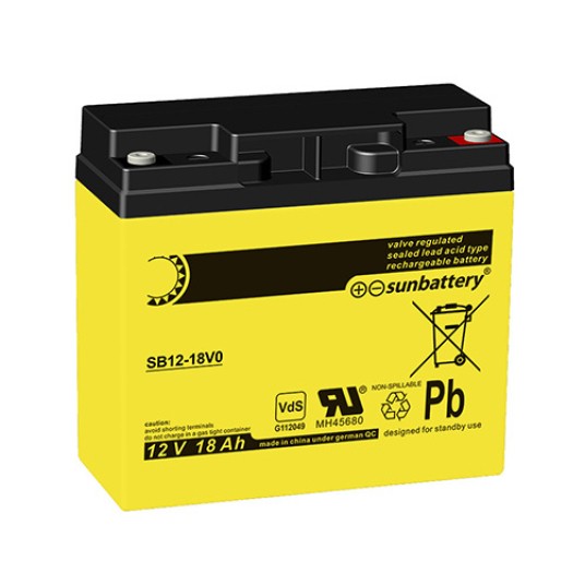 AKUMULATOR AGM SUN BATTERY SB 12-18V0 (VdS)
