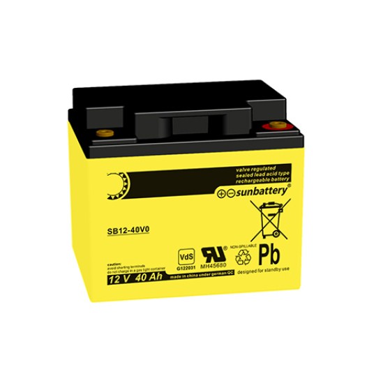 AKUMULATOR AGM SUN BATTERY SB 12-40V0 (VdS)