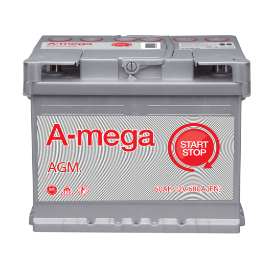 AKUMULATOR AMEGA AGM 12V 60AH 6СТ-60-А3