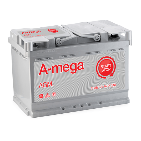 AKUMULATOR AMEGA AGM 12V 70AH 6СТ-70-А3