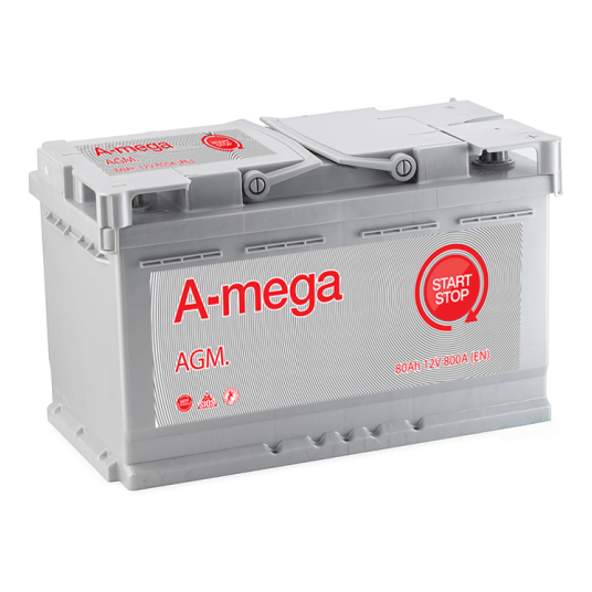 AKUMULATOR AMEGA AGM 12V 80AH 6СТ-80-А3