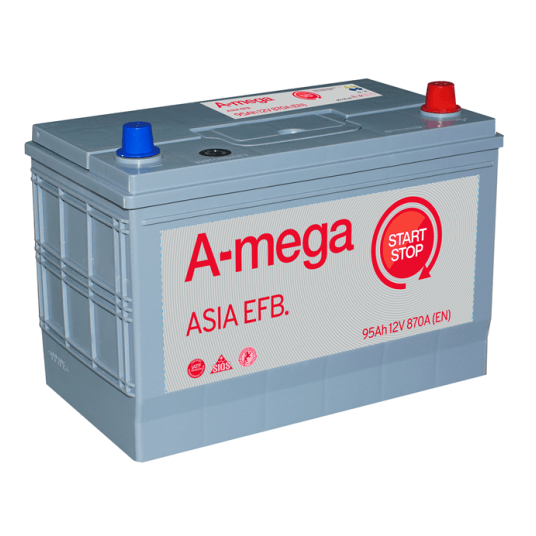 AKUMULATOR AMEGA EFB ASIA 12V 95AH 6СТ-95-А3
