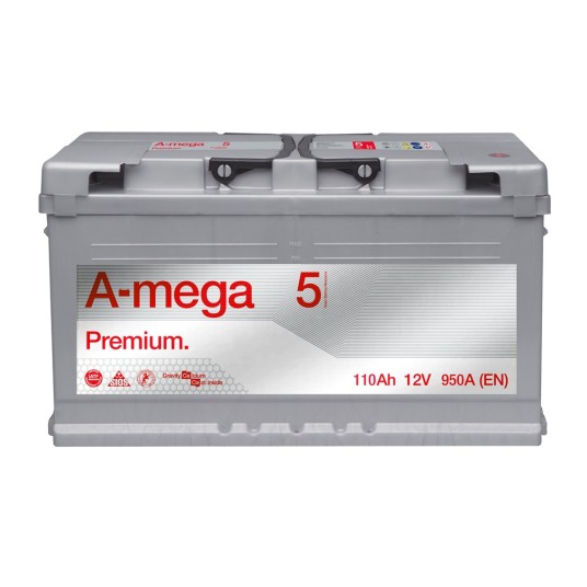 AKUMULATOR AMEGA PREMIUM M5 110AH 6CT-110-A3