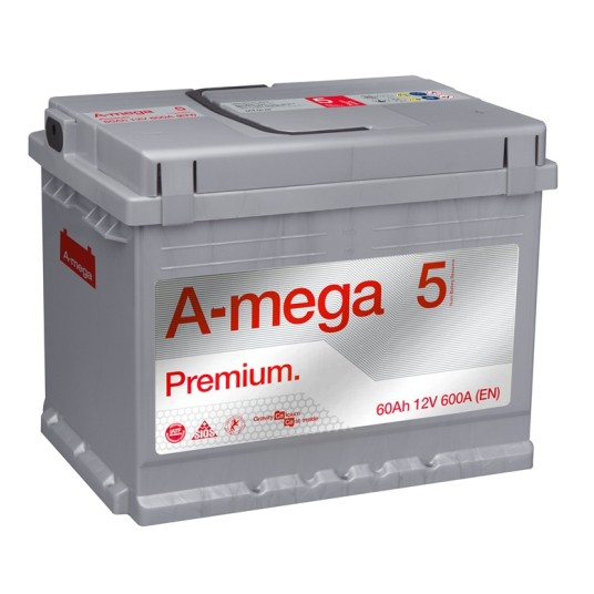 AKUMULATOR AMEGA PREMIUM M5 60AH 6CT-60-A3