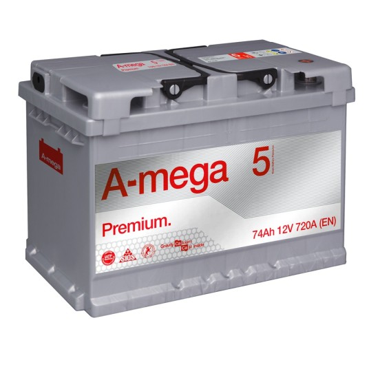 AKUMULATOR AMEGA PREMIUM M5 74AH 6CT-74-A3