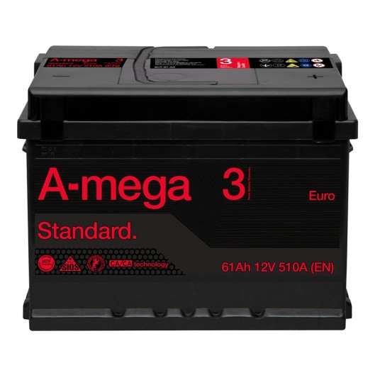 AKUMULATOR AMEGA STANDARD M3 61AH 6CT-61-A3