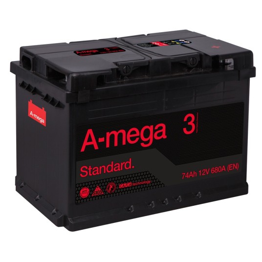 AKUMULATOR AMEGA STANDARD M3 74AH 6CT-74-A3
