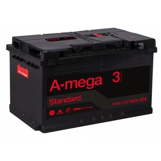 AKUMULATOR AMEGA STANDARD M3 74AH (LB3) -zdjęcie numer 1