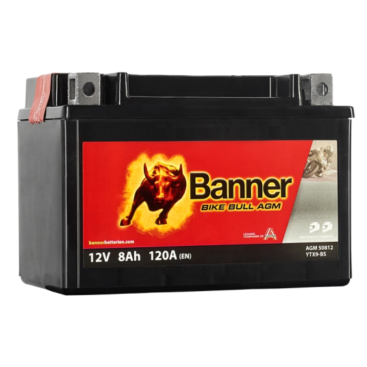 AKUMULATOR BANNER BIKE BULL AGM BTX9-BS
