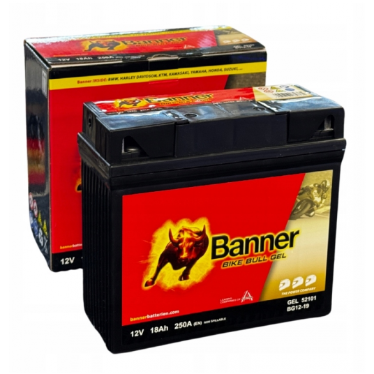 AKUMULATOR BANNER BIKE BULL GEL BG12-19 -zdjęcie numer 1