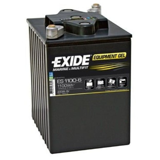 AKUMULATOR EXIDE EQUIPMENT GEL ES1100-6 6V 200Ah 1100Wh
