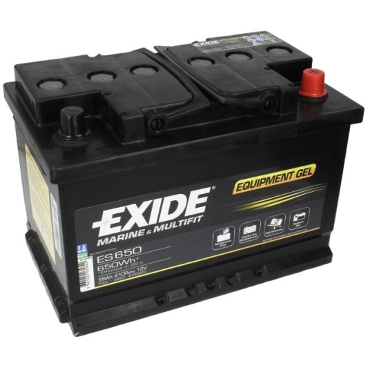 AKUMULATOR EXIDE EQUIPMENT GEL ES650 12V 56Ah 650Wh