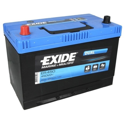 AKUMULATOR EXIDE MARINE & MULTIFIT DUAL ER450 12V 95Ah 720A