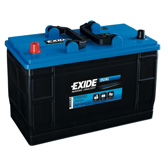 AKUMULATOR EXIDE MARINE & MULTIFIT DUAL ER550 12V 115Ah 760A
