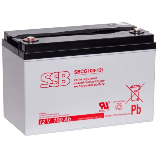 AKUMULATOR GEL SSB SBCG 100-12i