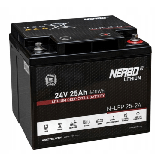 Akumulator Nerbo Lithium N-LFP 25-24 25,6V 25,0Ah