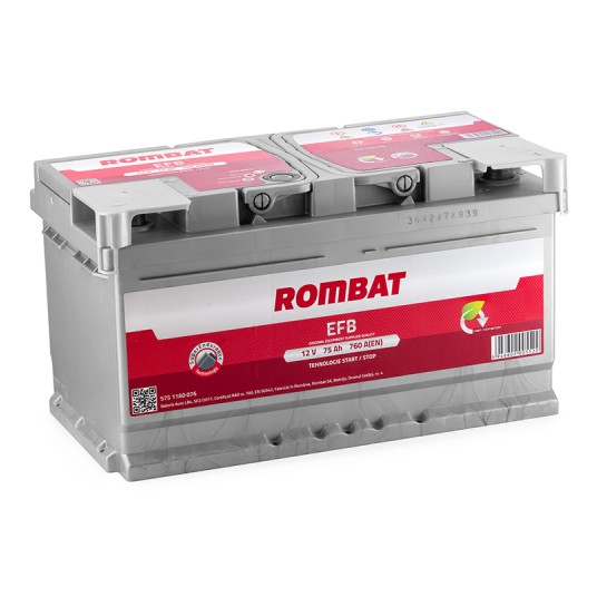 AKUMULATOR ROMBAT EFB 12V 75Ah FB475
