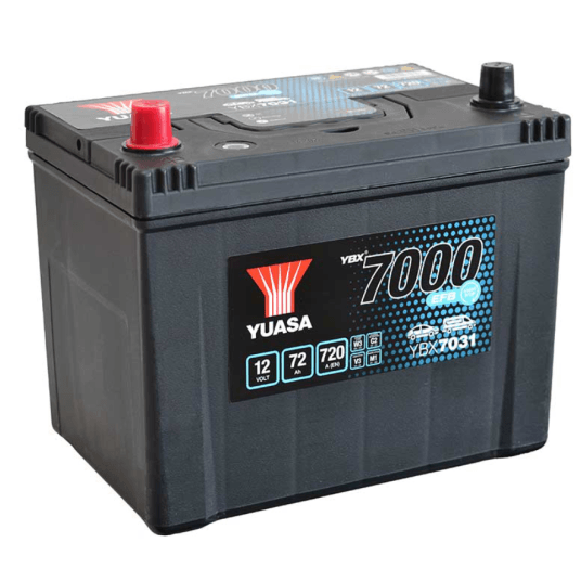 AKUMULATOR YUASA EFB 72Ah YBX7031
