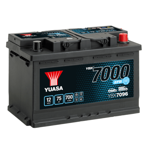 AKUMULATOR YUASA EFB 75Ah YBX7096