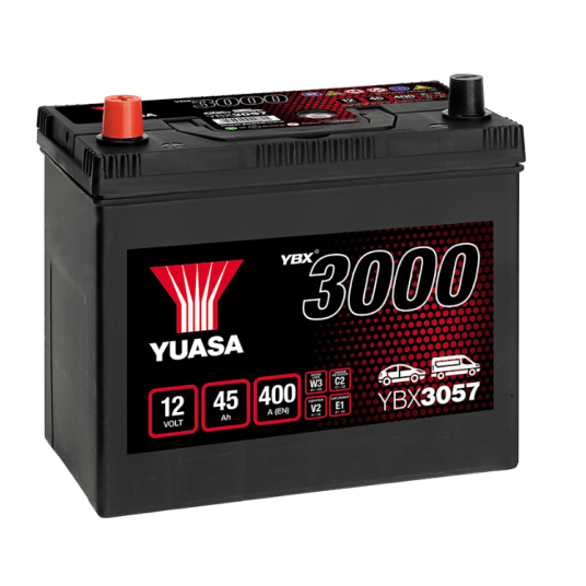AKUMULATOR YUASA JAPAN 45AH YBX3057 L+