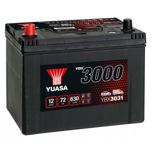 AKUMULATOR YUASA JAPAN 72AH YBX3031 L+