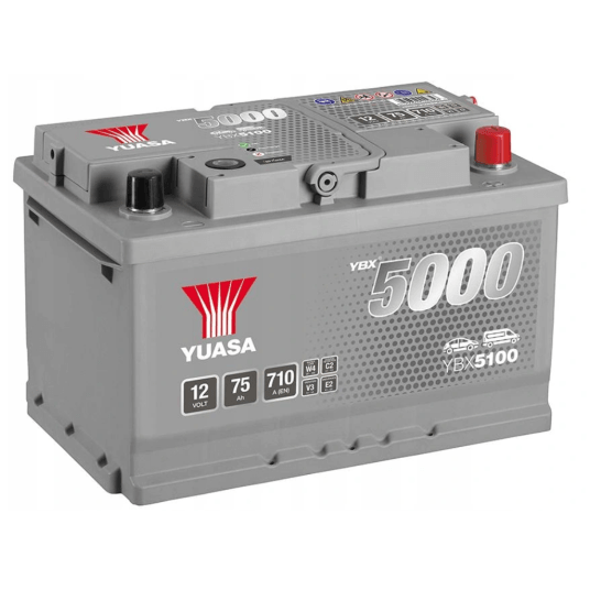 AKUMULATOR YUASA SILVER 75AH YBX5100