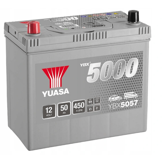 AKUMULATOR YUASA SILVER JAPAN 50AH YBX5057 L+