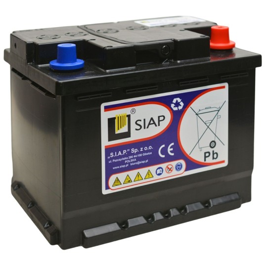 AKUMULATOR ŻELOWY TRAKCYJNY SIAP 6 GEL L2 12V 50Ah (C20)