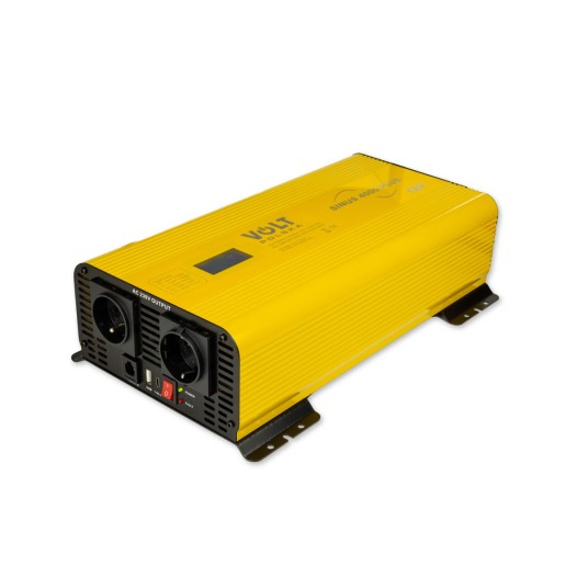 PRZETWORNICA NAPIĘCIA VOLT SINUS PLUS 4000 12/230V (2000/4000W) + PILOT