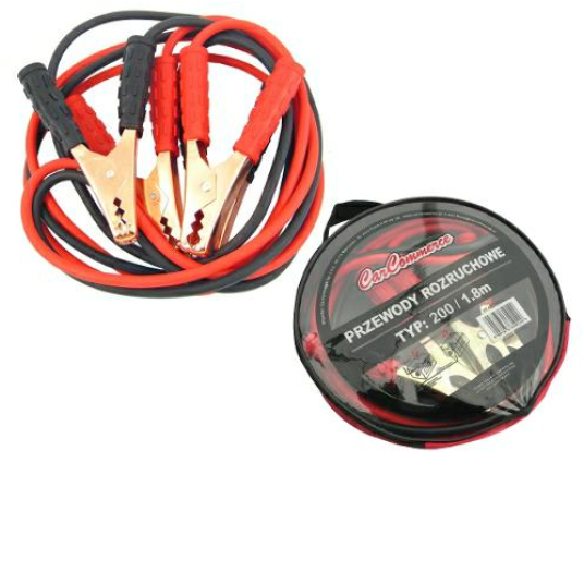 PRZEWODY ROZRUCHOWE CARCOMMERCE 200A 1,8M