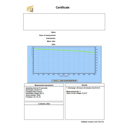 TESTER POJEMNOŚCI AKUMULATORÓW BCT12-25 -zdjęcie numer 2