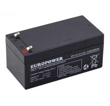 AKUMULATOR AGM EUROPOWER EP 3,6-12