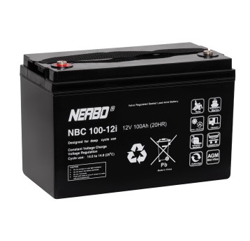 AKUMULATOR AGM NERBO NBC 100-12i
