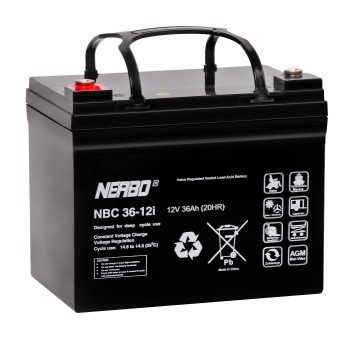AKUMULATOR AGM NERBO NBC 36-12i