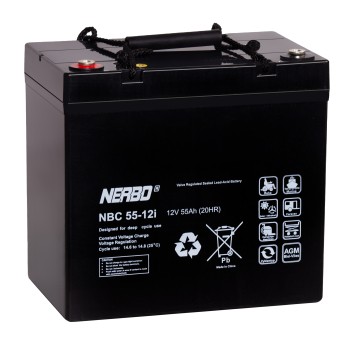 AKUMULATOR AGM NERBO NBC 55-12i
