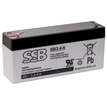 AKUMULATOR AGM SSB SB 3.4-6