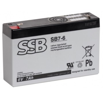 AKUMULATOR AGM SSB SB 7-6